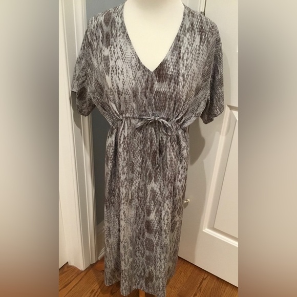 SILK SNAKESKIN ACROBAT DRESS. NWT! SZ XS - Picture 7 of 8